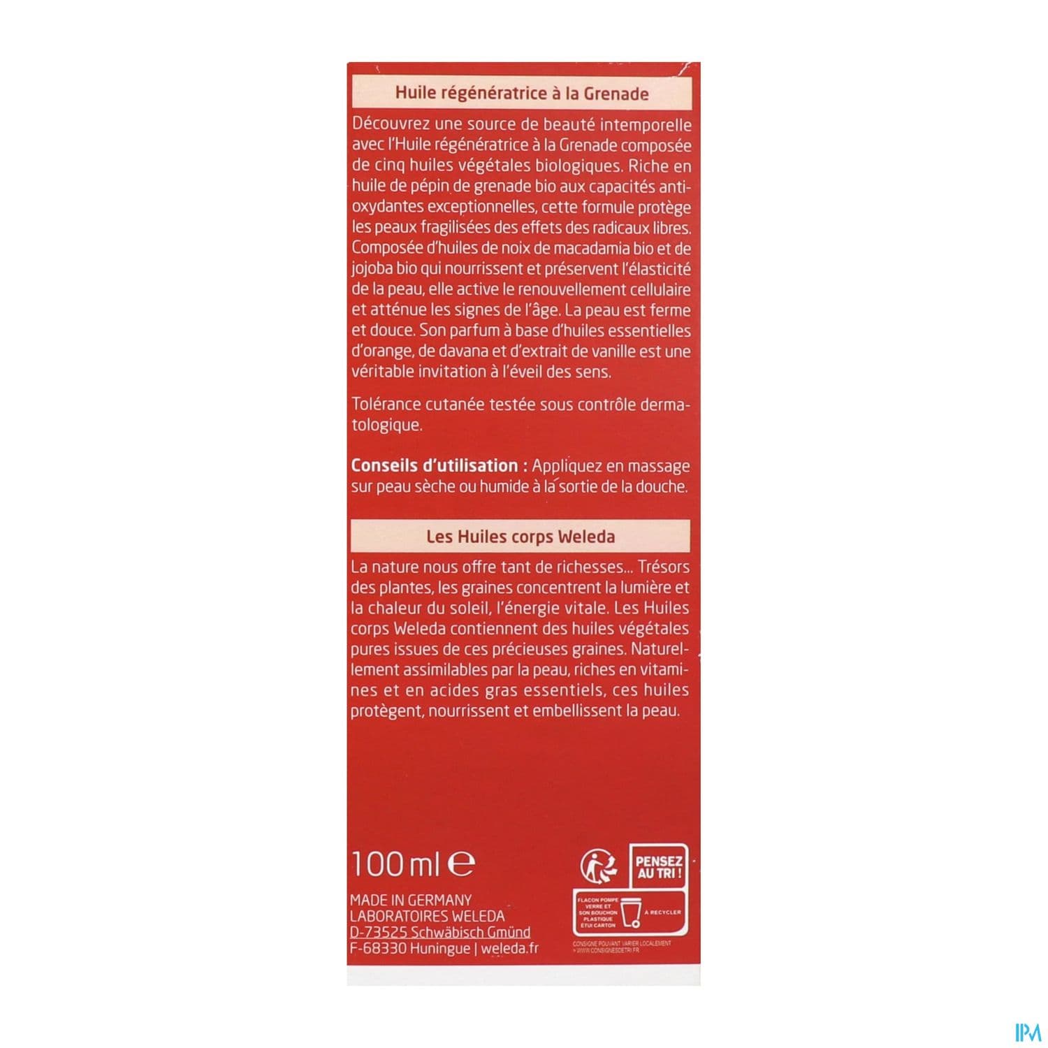 WELEDA GRENADE HLE REGENER 100ML