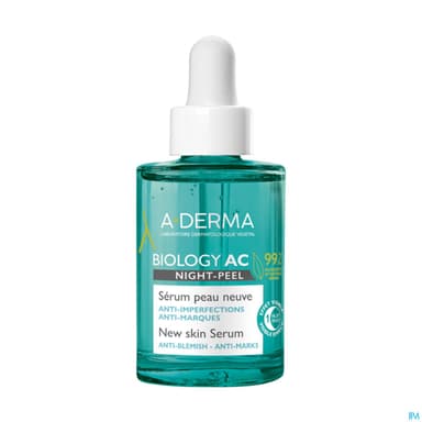 A-DERMA BIOLOGY AC NIGHT-PEEL 30ML