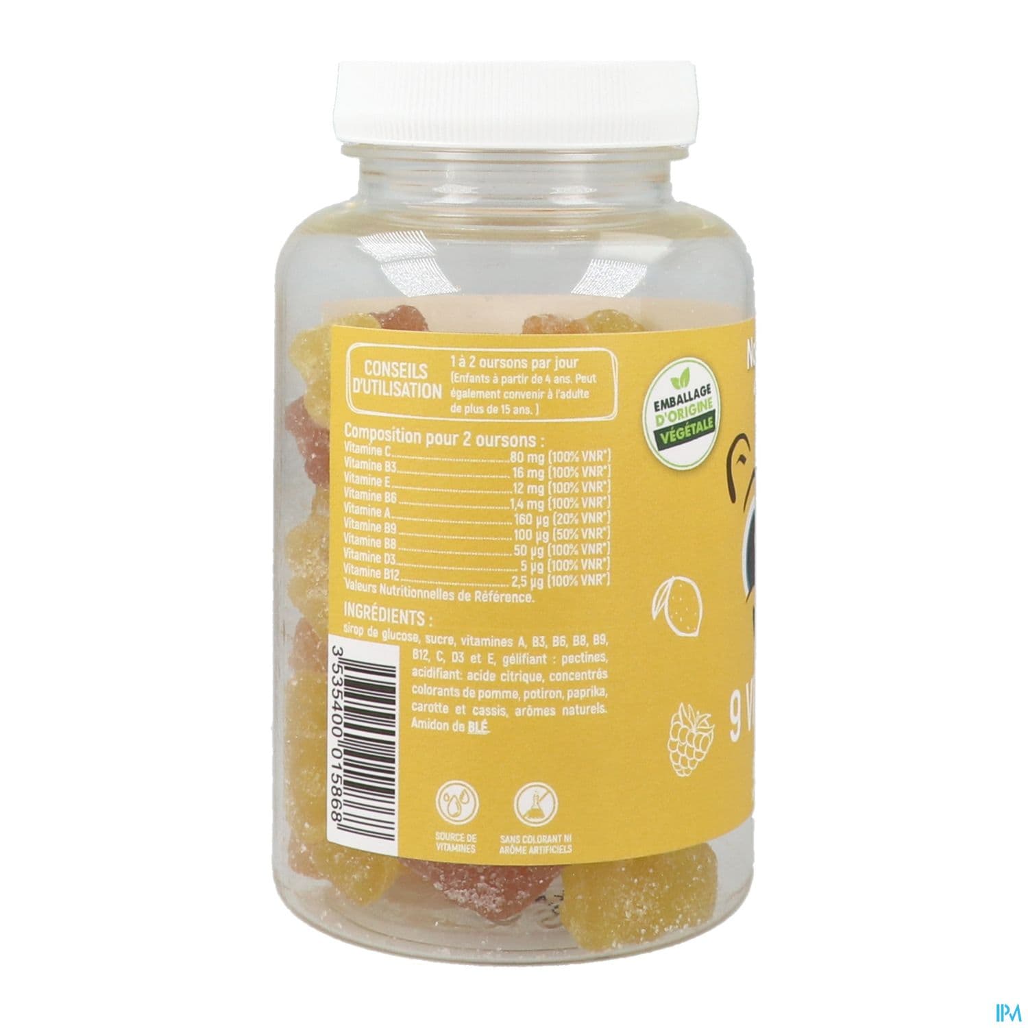 NAT&FORM JUN+ 9 VITAMINES OURS60