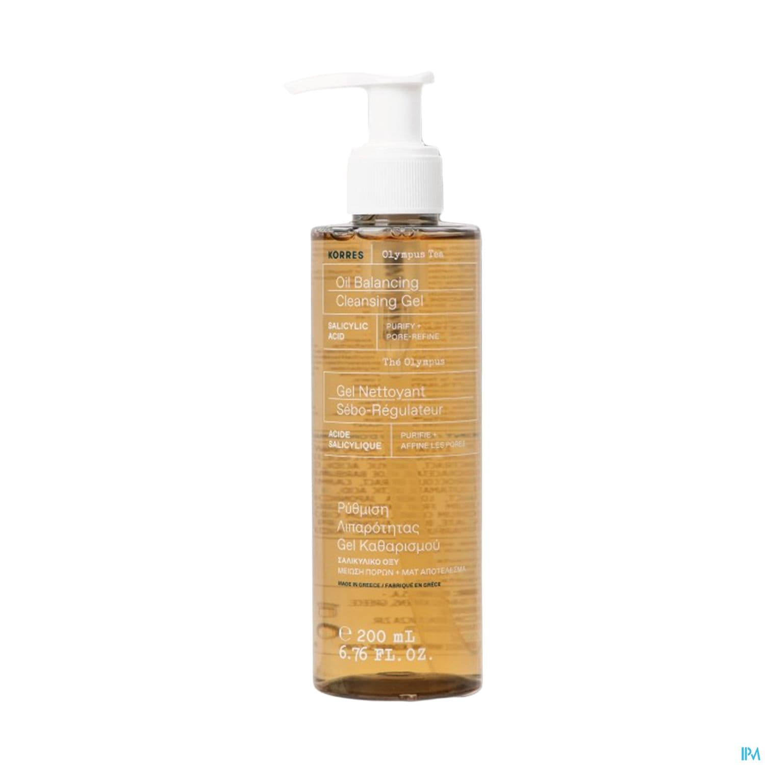 Korres The Olympus Gel Nettoyant Peaux Mixtes A Grasses 200ml
