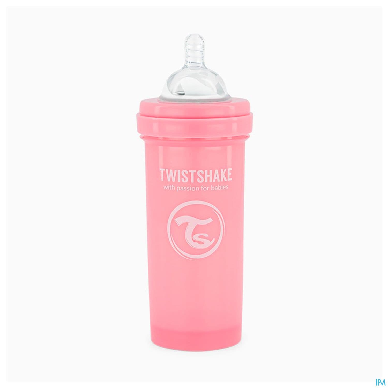 TWISTSHAKE BIB 260ML ROSE PAST 2M+