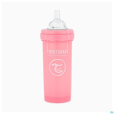 TWISTSHAKE BIB 260ML ROSE PAST 2M+