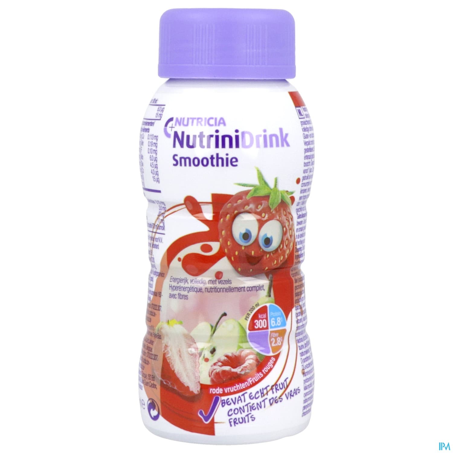 Nutrinidrink Smoothie Fruits Rouges 200ml