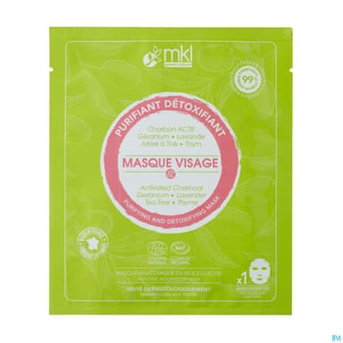 Mkl Green Nature Masque Visage Purifiant Detoxifiant Cosmos Nat 10ml