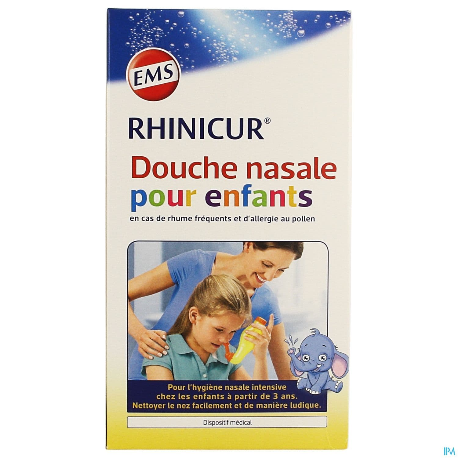 Rhinicur Douche Nasale Enfant 125ml + Sachet X4