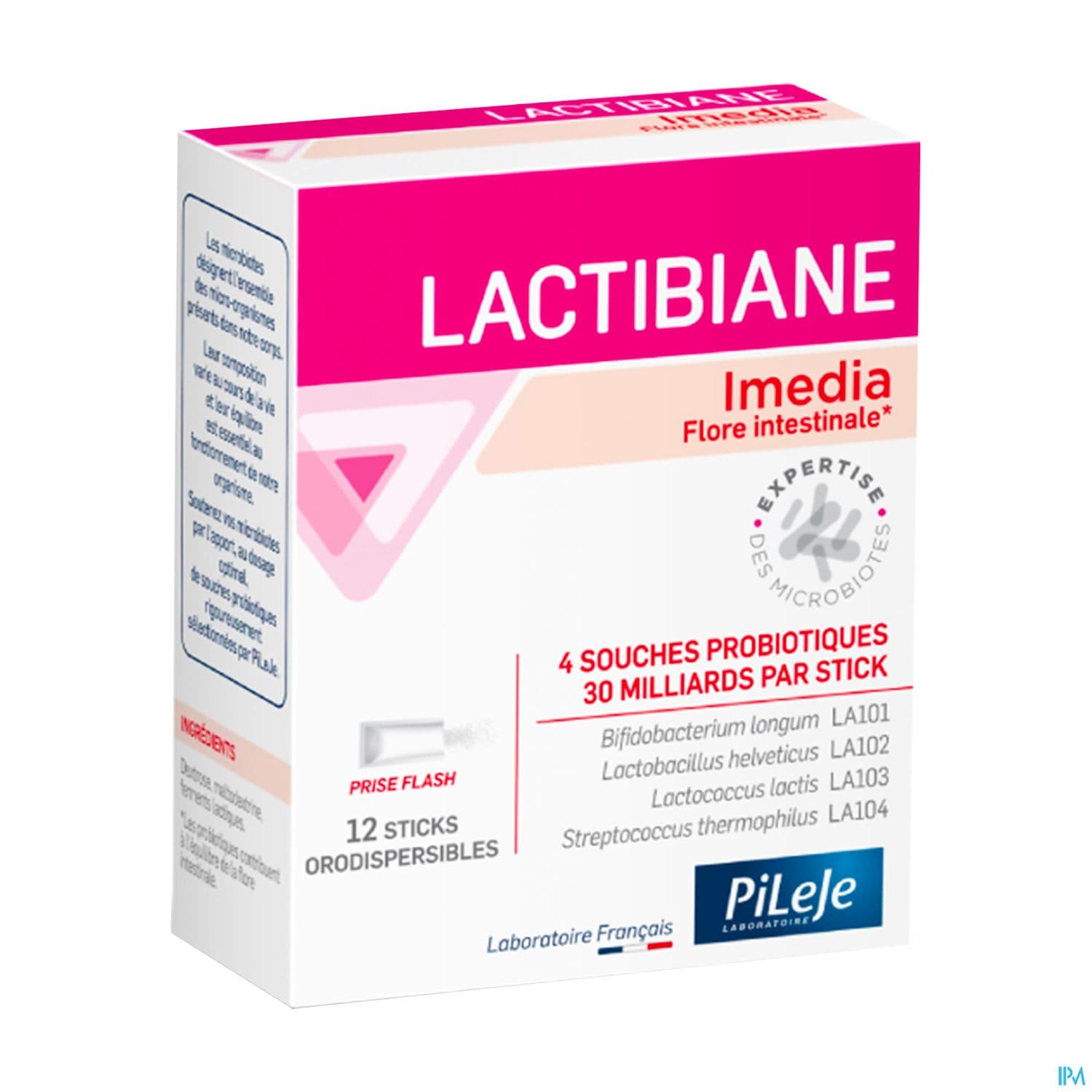 Pileje Lactibiane Imedia Stick Orodispersible 12