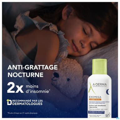 A-DERMA EXOMEGA CONT CR NUIT 400ML