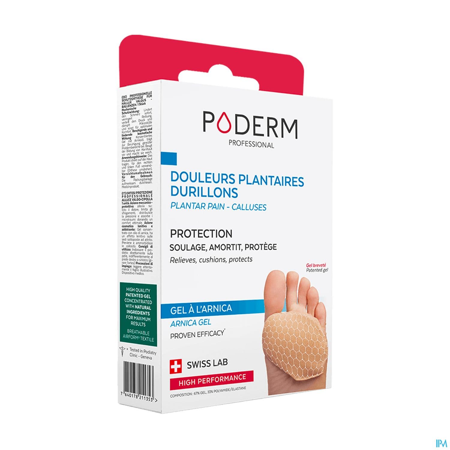 PODERM COUSS DOUL PLANTAIRE TL X2