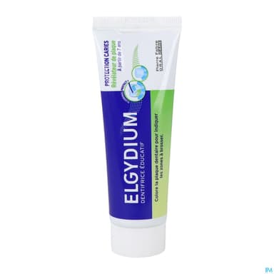 Elgydium Dentifrice Educatif Revelateur De Plaque Arome Pomme Fraiche 50ml