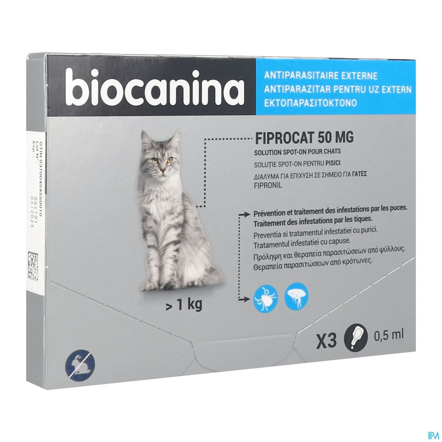 FIPROCAT 50MG SPOTON CHAT PIPET 3