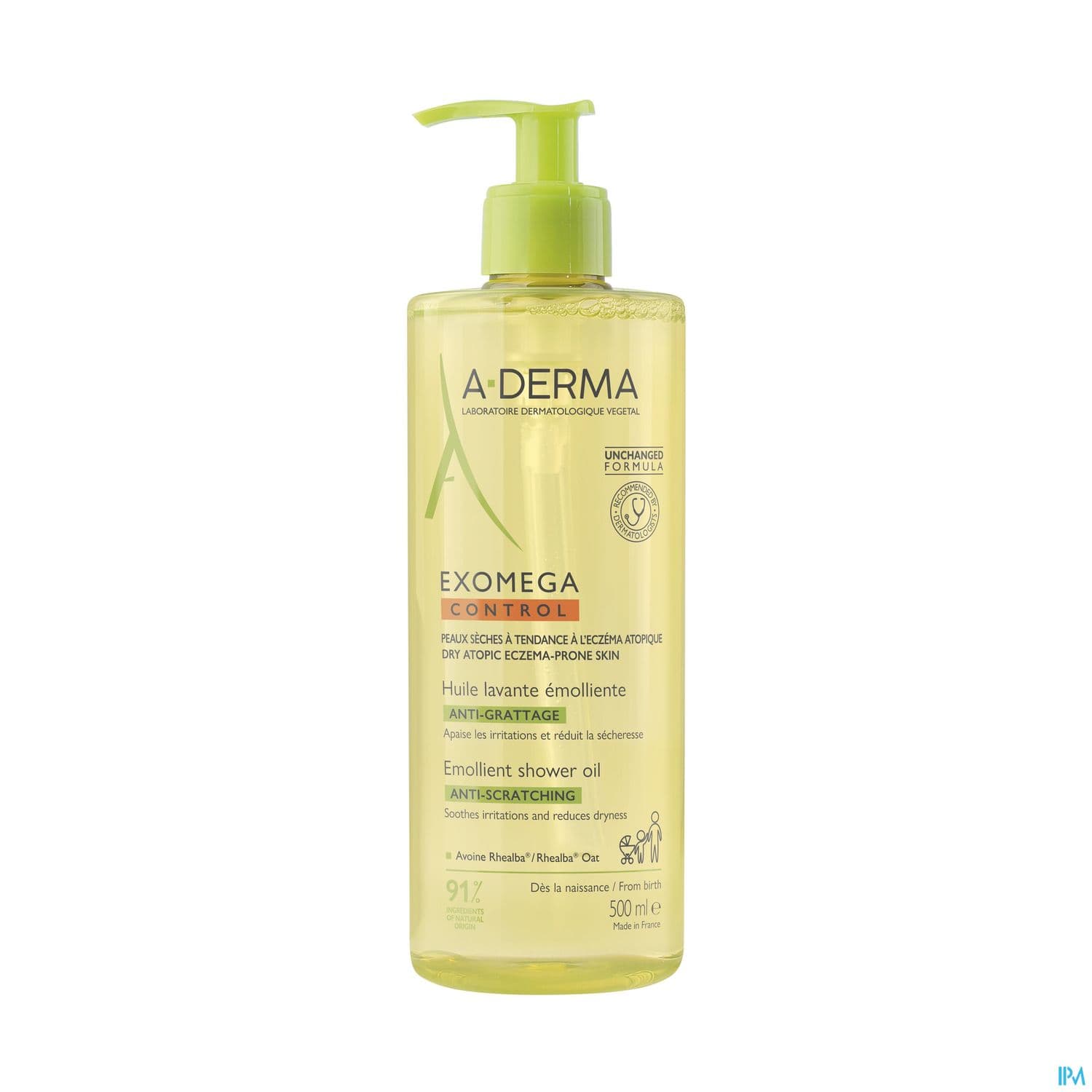 A-DERMA EXOMEGA CONT HLE LAV 500ML