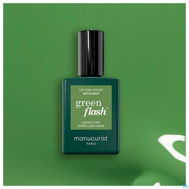 Manucurist Green Flash Vernis A Ongles Artichaut 15ml