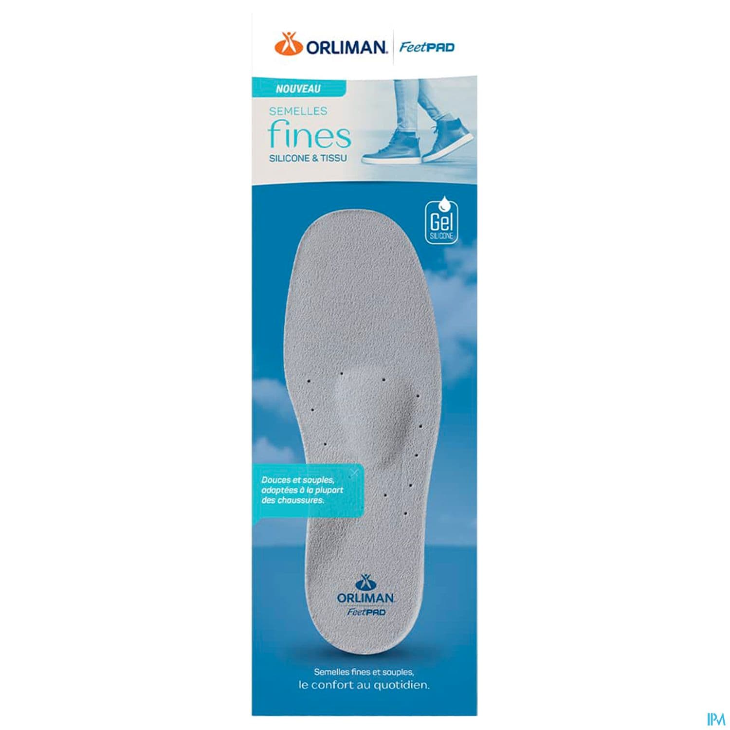 Orliman Feetpad Semelle Fines En Silicone Et Tissu P39/40