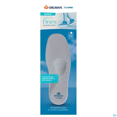 Orliman Feetpad Semelle Fines En Silicone Et Tissu P39/40