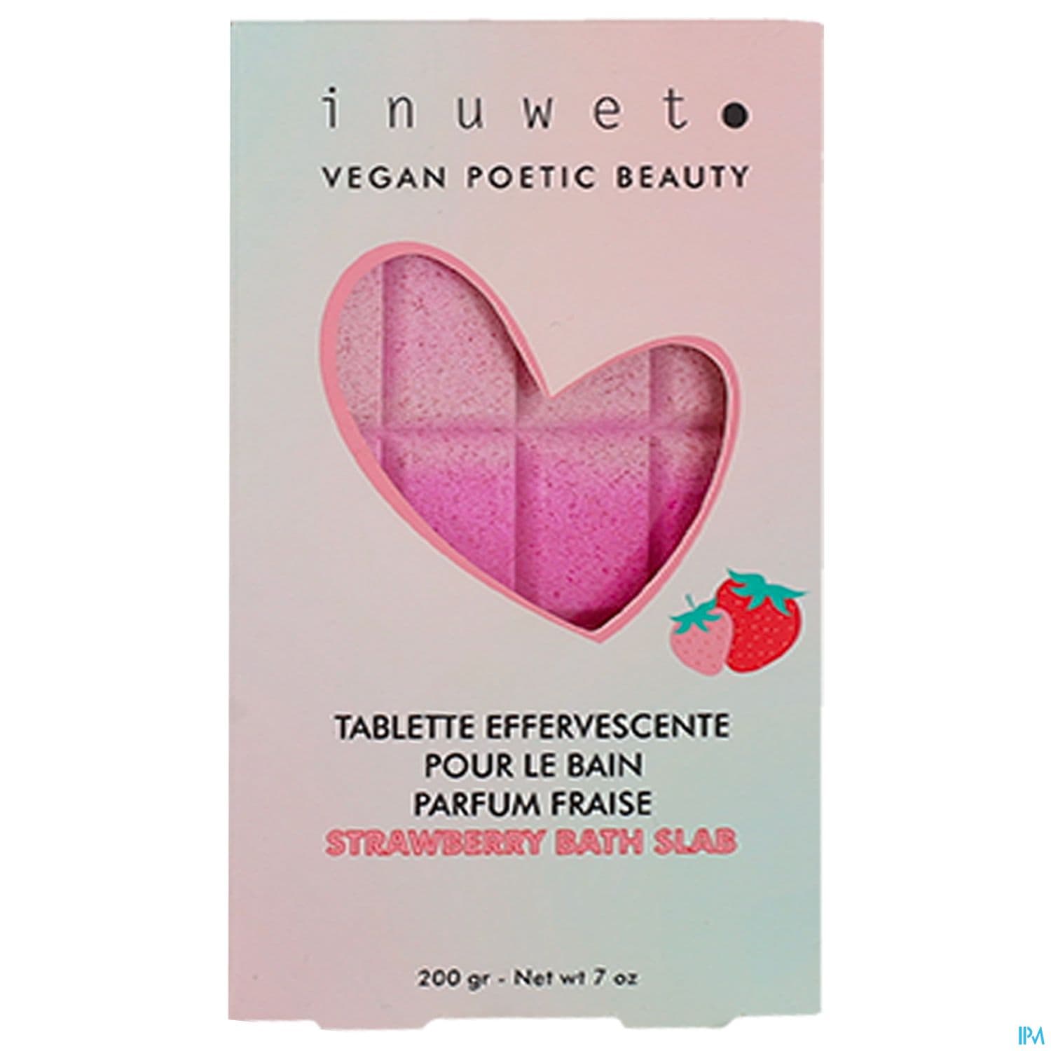 INUWET TABLETTE BAIN FR/FRAMB 200G