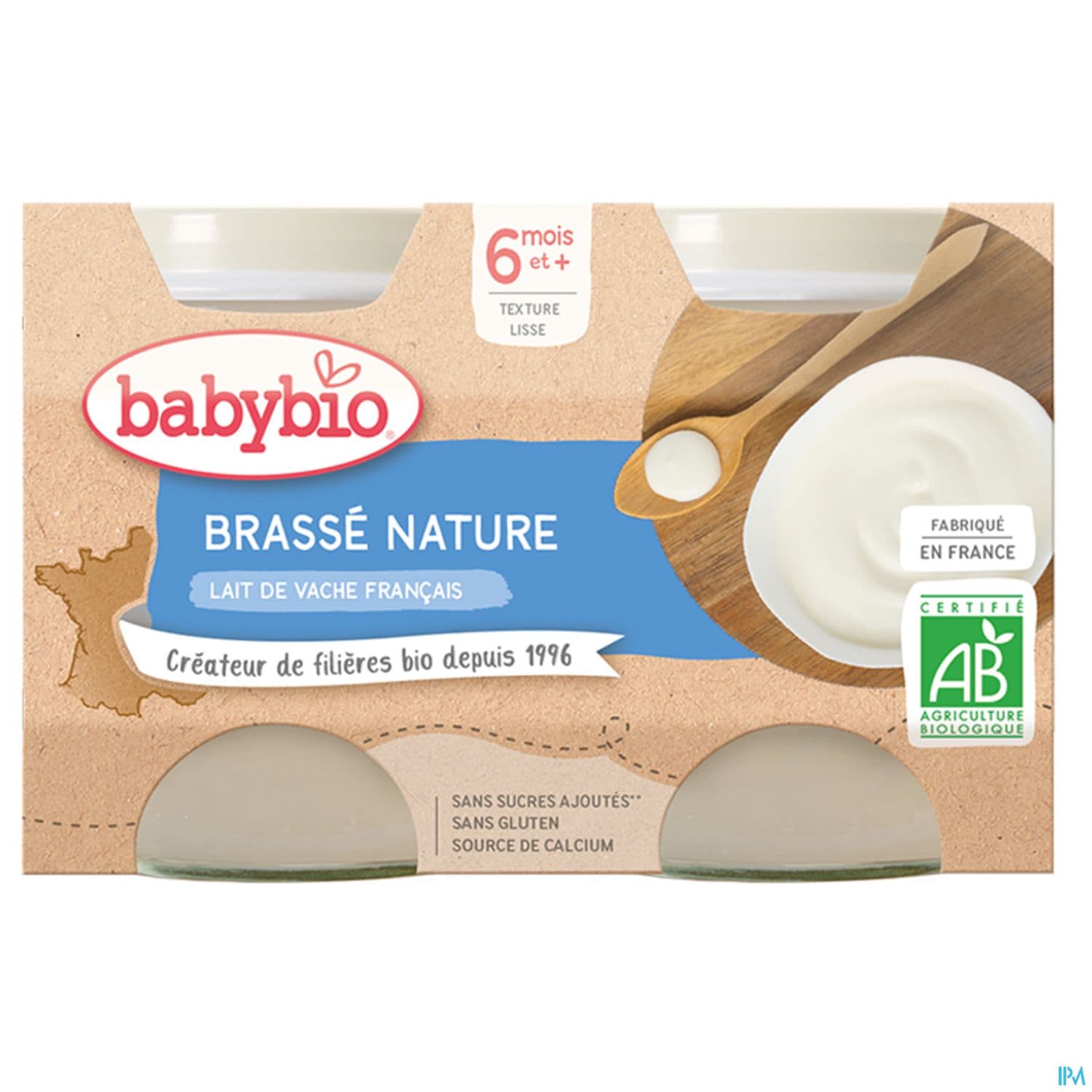 BABYBIO BRASSE NATUR 2X130G