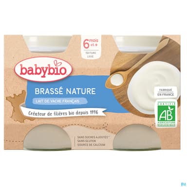 BABYBIO BRASSE NATUR 2X130G