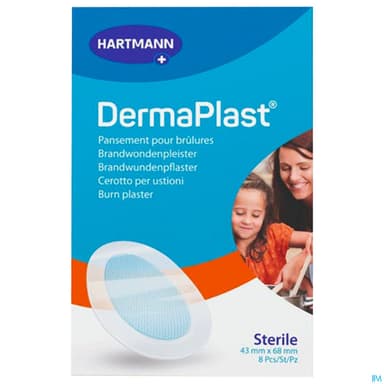 DERMAPLAST BRULURE PANS 68X43MM 8