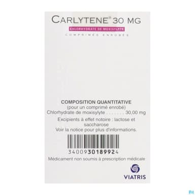 Carlytene 30mg Comprime 32