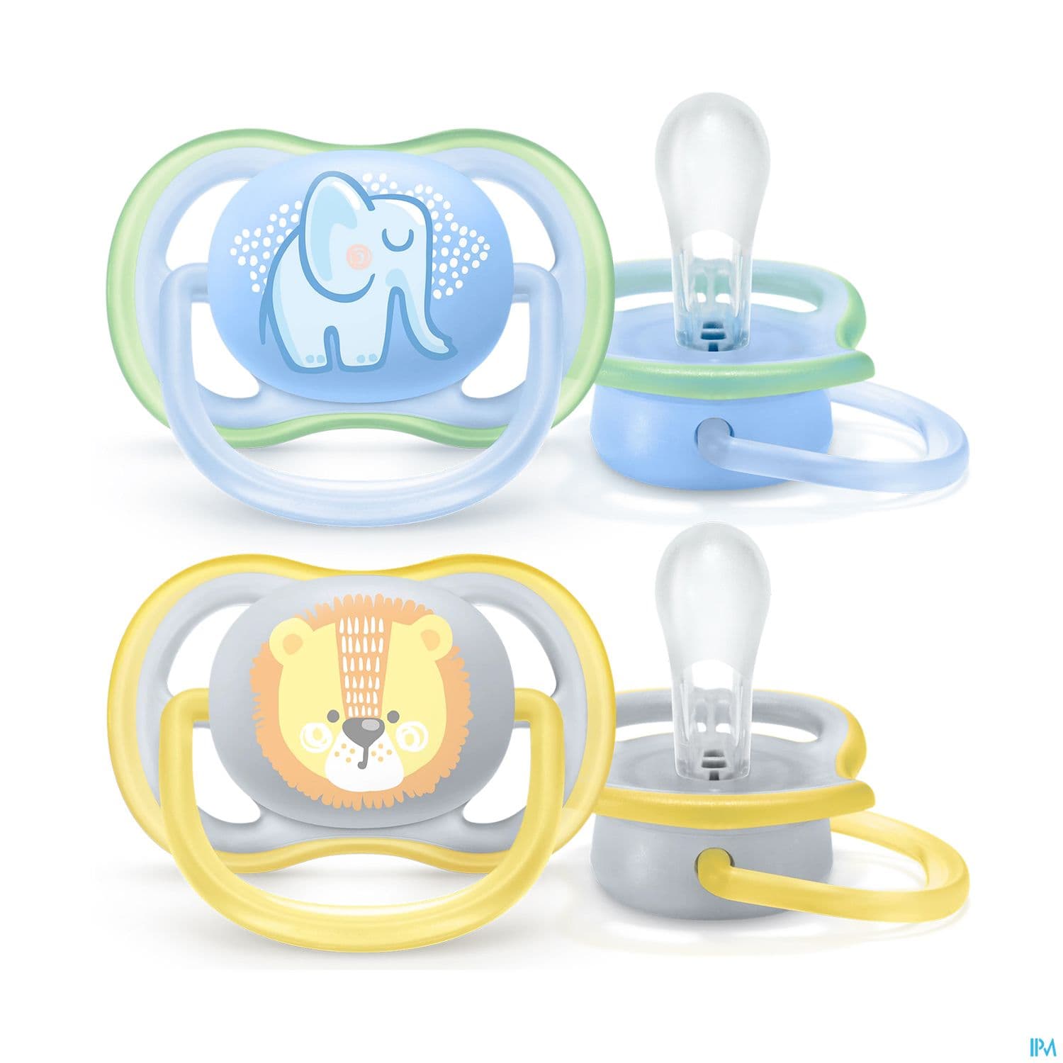 Avent Sucette Ultra Air Mixte Animaux 0/6mois Scf085/05 X2