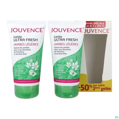 Abbe Soury Jouvence Circulation Gelee Ultra Fresh 150ml Duopack