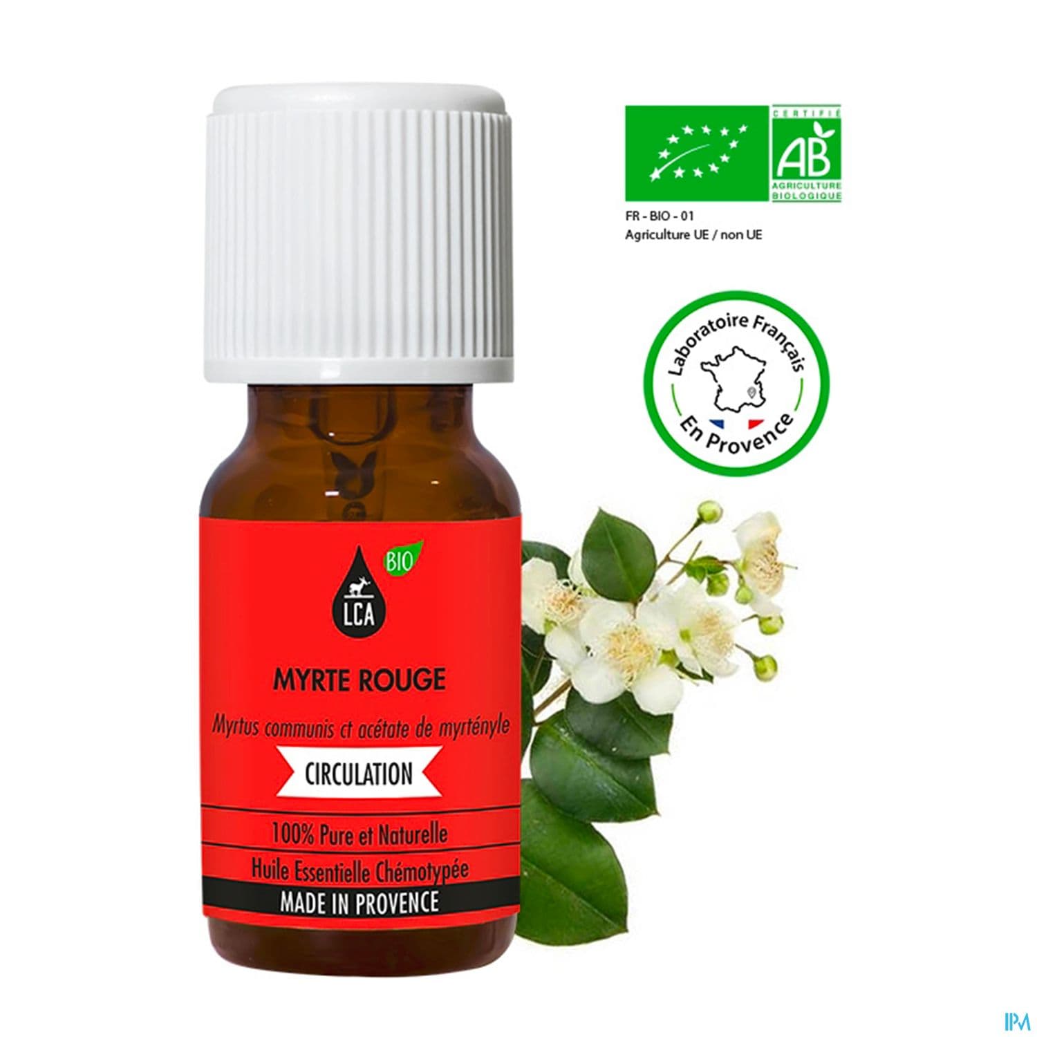 Lca Huile Essentielle De Myrte Rouge Bio 10ml