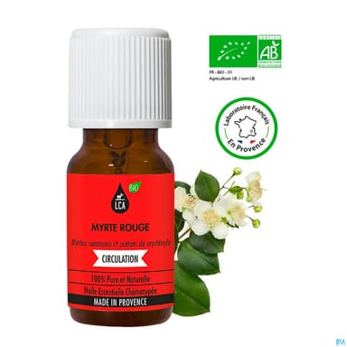Lca Huile Essentielle De Myrte Rouge Bio 10ml
