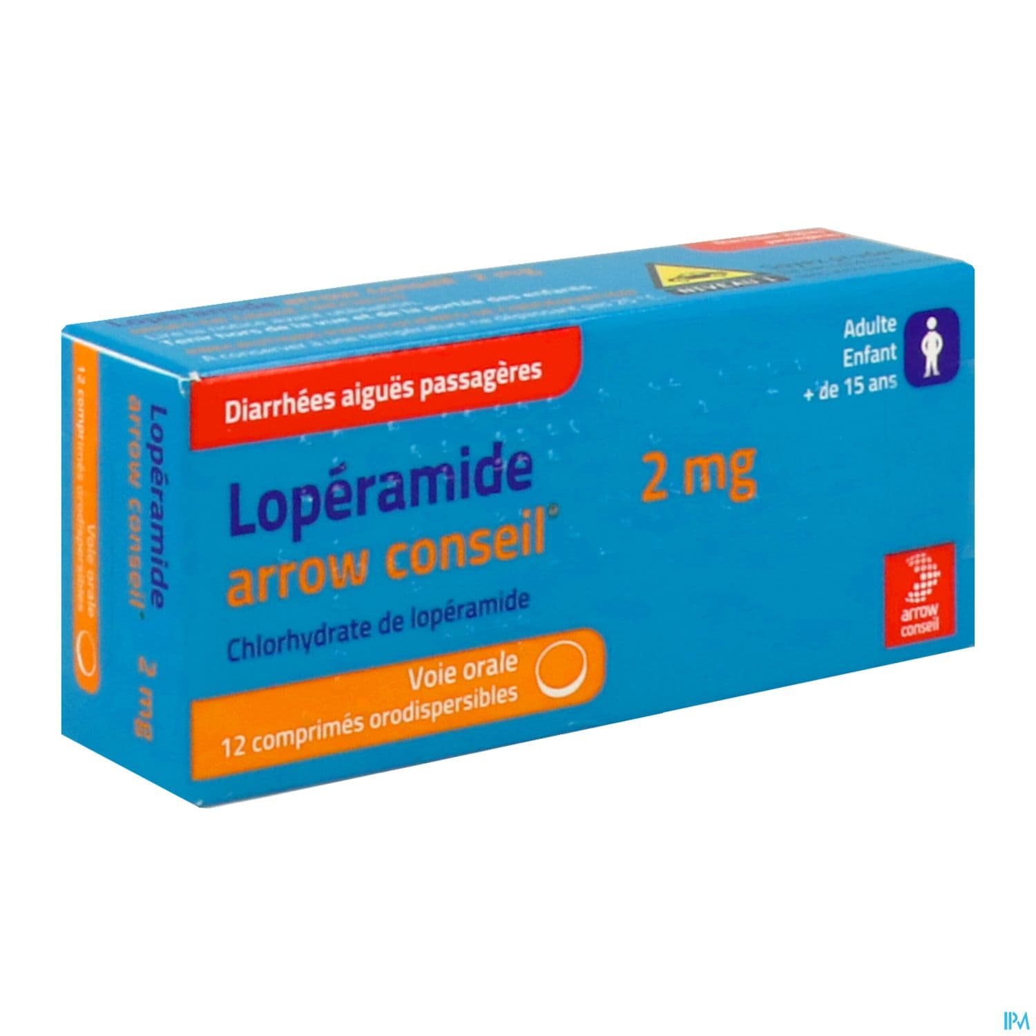 LOPERAMIDE 2MG ARW CONS CPR ORO 12