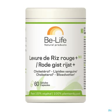 Be Life Levure De Riz Rouge Gelule 60