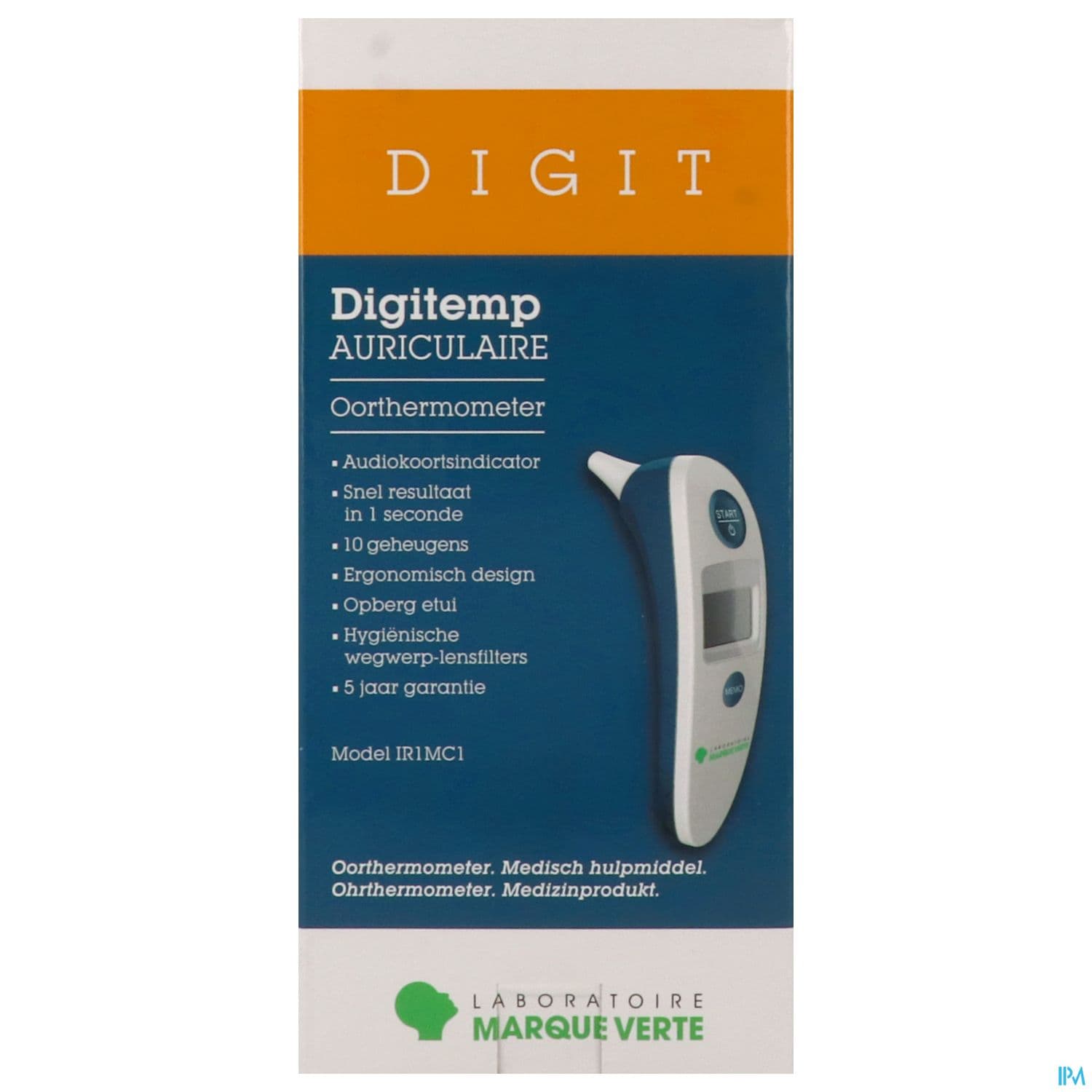 DIGITEMP THERM MED AURIC IR1MC1