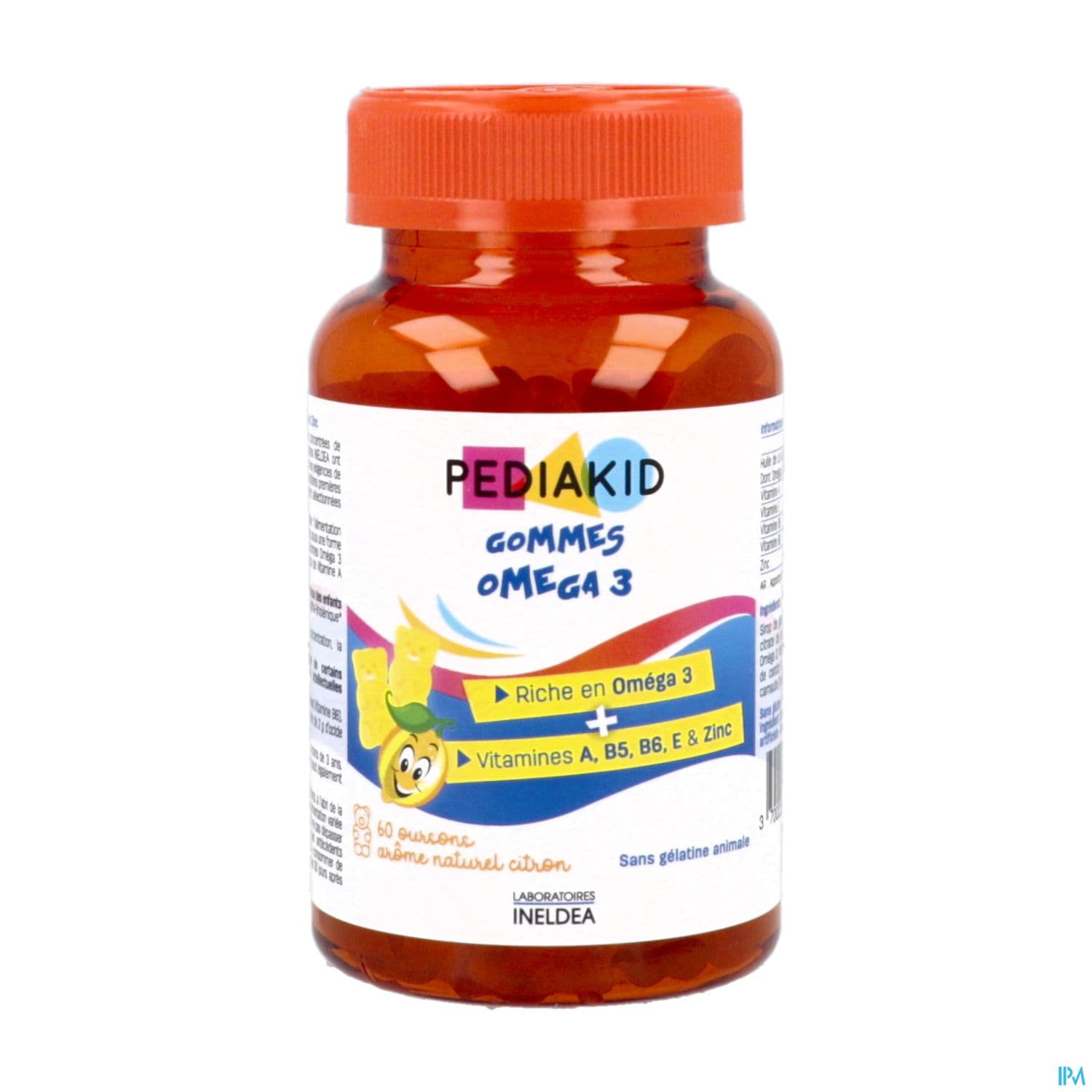 PEDIAKID GOMME OMEGA 3 OURS CITR60