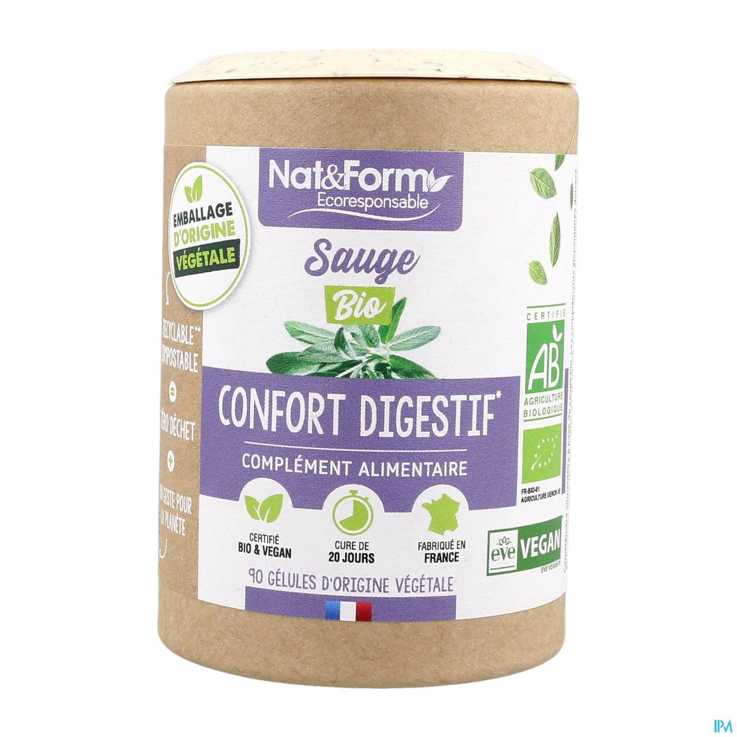 NAT&FORM ECO SAUGE BIO GELVEG90 — Pharmacie saint-Gilles Paris