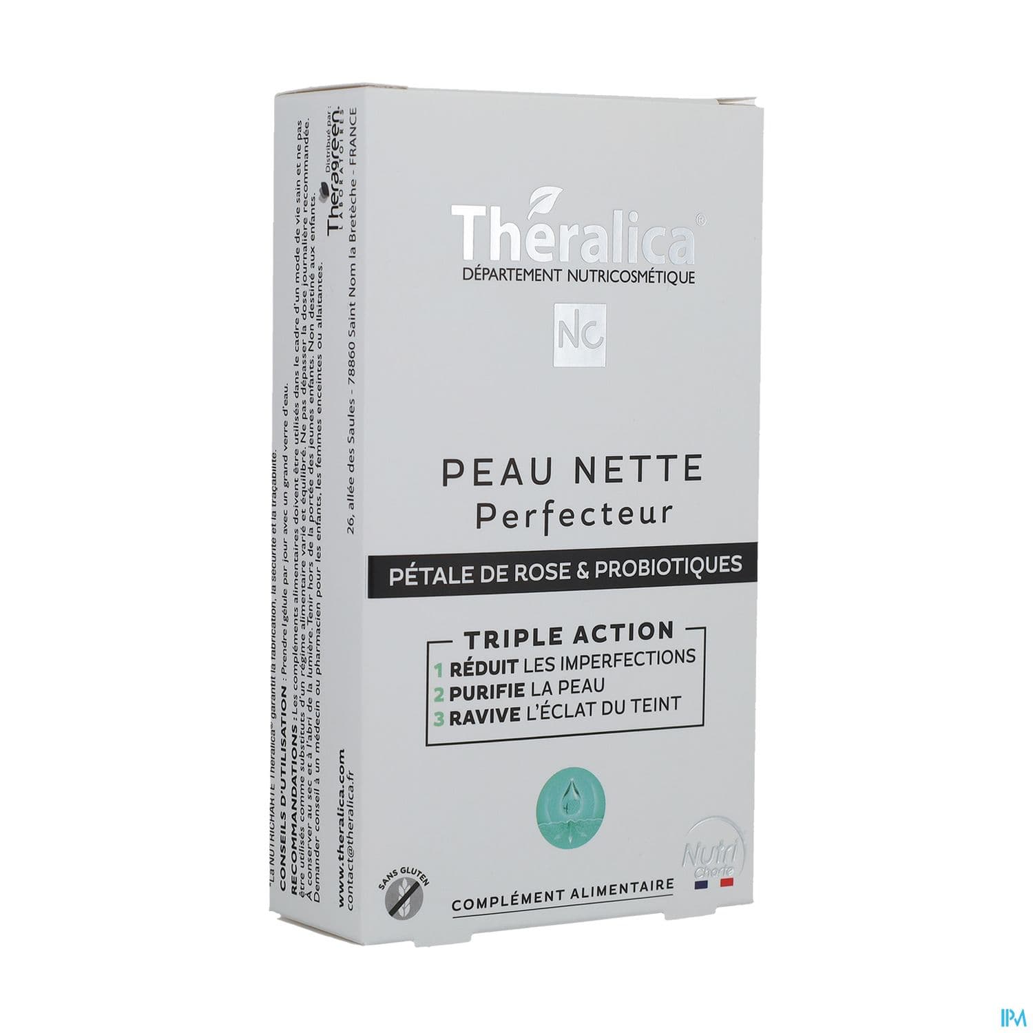 Theralica Peau Nette Perfecteur Gelule 30 — Pharmacie Européenne 24/24 de la place de clichy