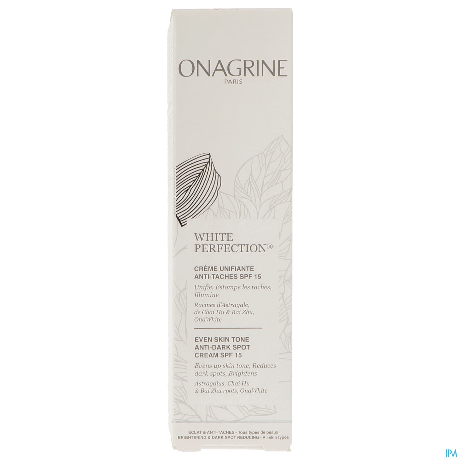 Onagrine White Perfection Creme Unifiante Antitaches Spf15 40ml