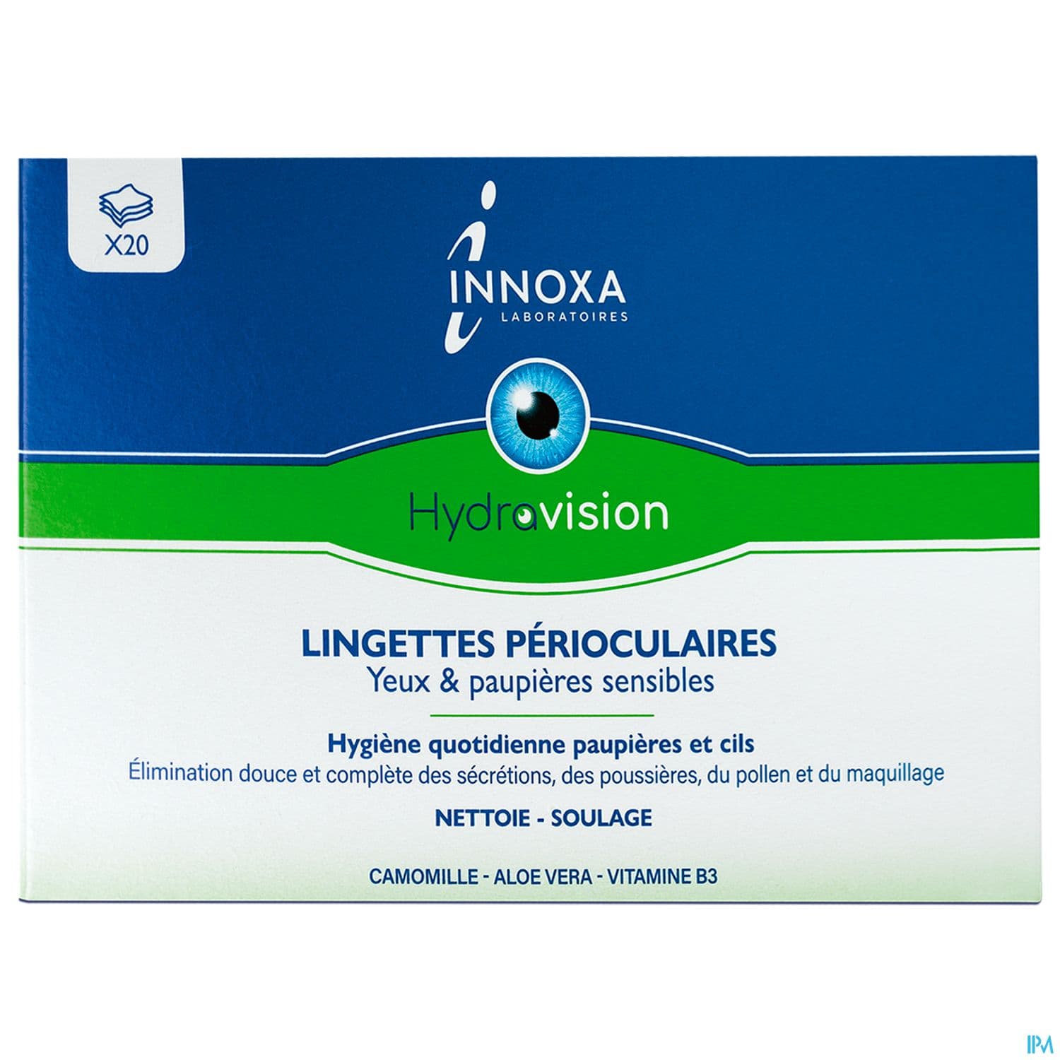 Innoxa Hydravision Lingette Perioculaire 20