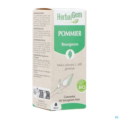 Herbalgem Pommier Bourgeon Macerat Glycer Bio 30ml