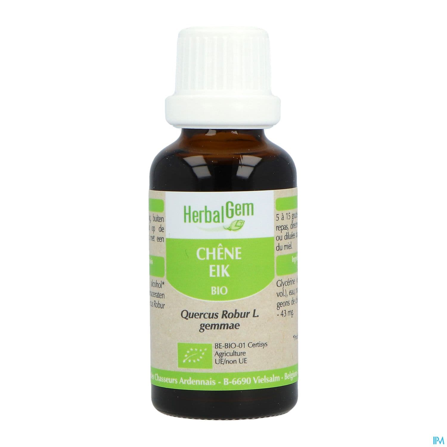 Herbalgem Chene Bourgeon Macerat Glycerin Bio 30ml