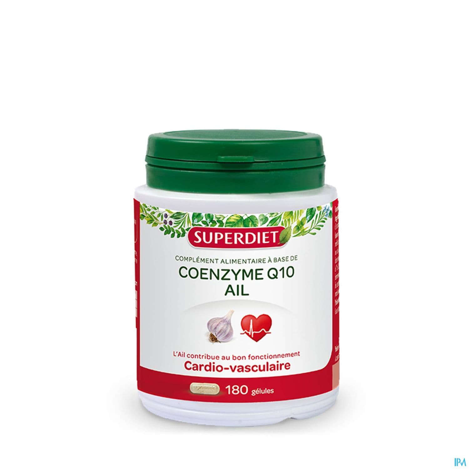 SUPERDIET COENZYME Q10+AIL GEL180