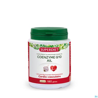 SUPERDIET COENZYME Q10+AIL GEL180