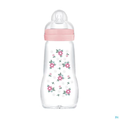 BIB MAM VER 1AGE DEB/2 ROSE 260ML