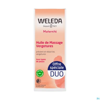 WELEDA HLE MASSAGE VERGET 100MLX2