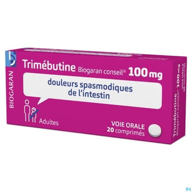 TRIMEBUTINE 100MG BIOG CONS CPR 20