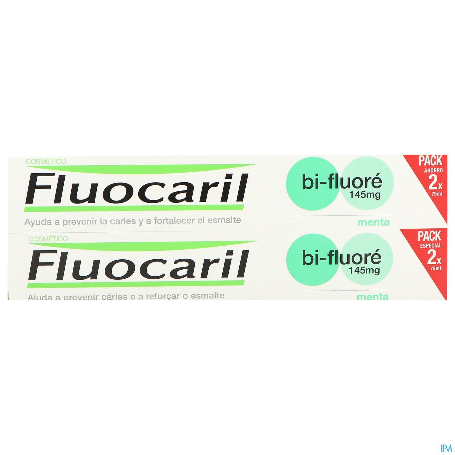FLUOCARIL BI-FLUORE MENTHE 2X75ML