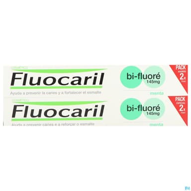 FLUOCARIL BI-FLUORE MENTHE 2X75ML