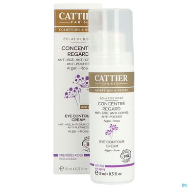 CATTIER CONC REGARD ECLAT ROSE15ML