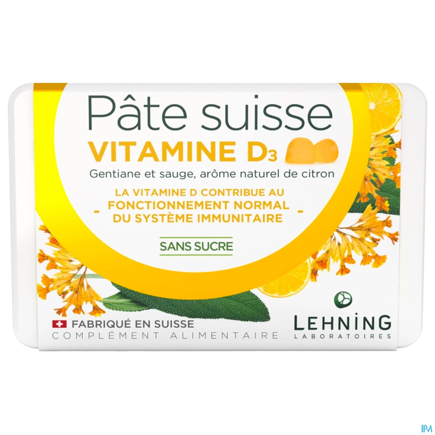 Pate Suisse Vitamine D Gommes A Sucer 40