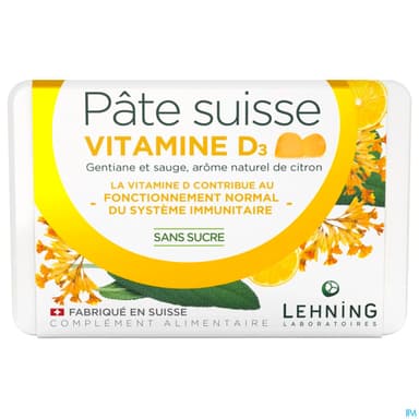 Pate Suisse Vitamine D Gommes A Sucer 40