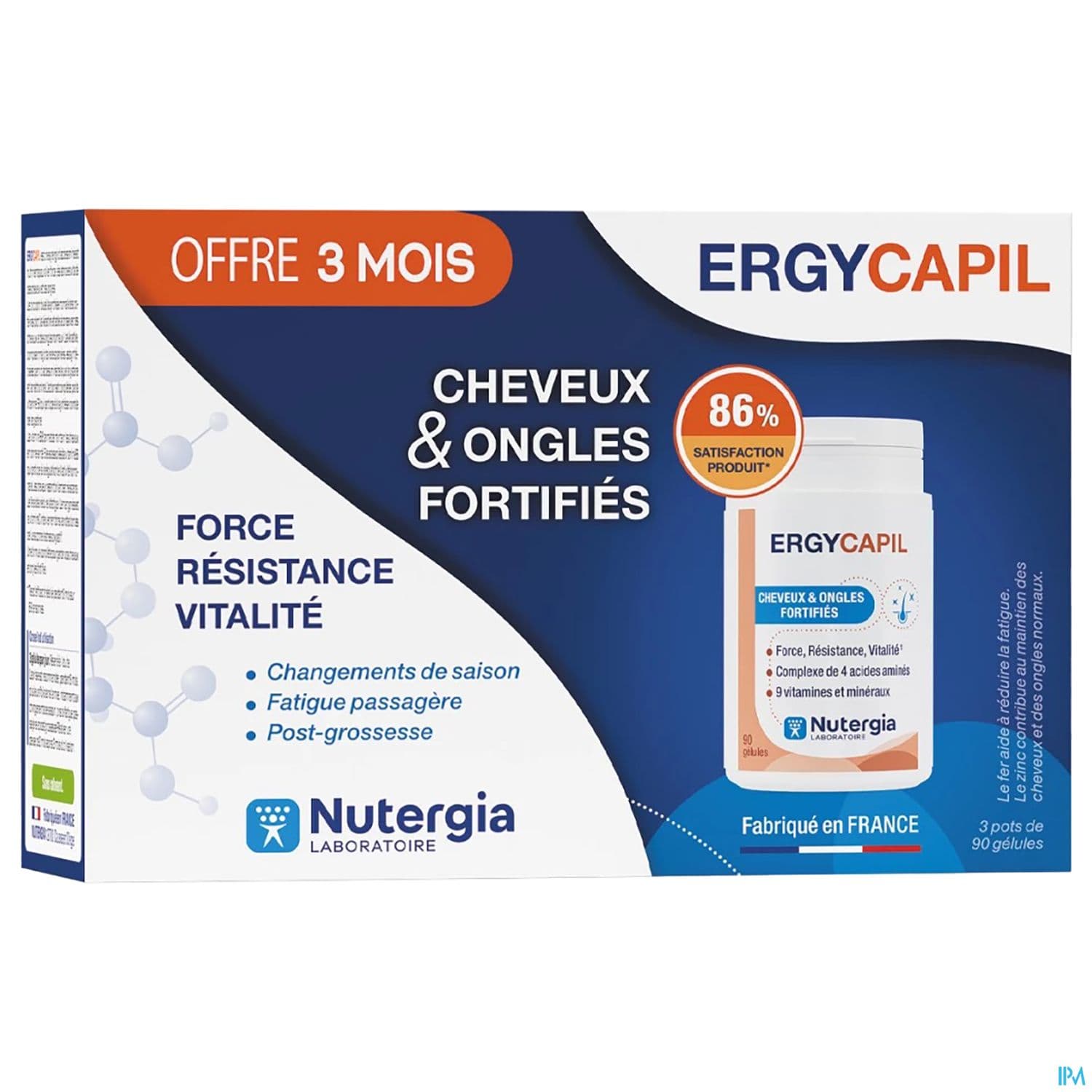 ERGYCAPIL GELULE 3X90