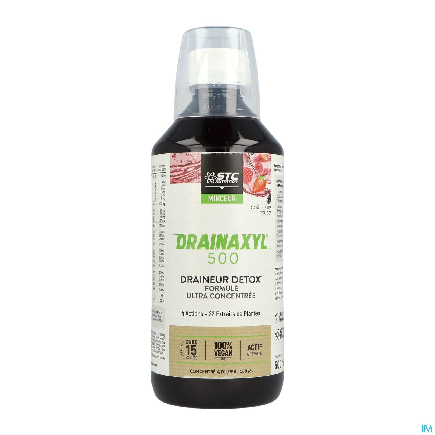 Stc Nutrition Drainaxyl 500 Solution Buvable Fruits Rouges 500ml