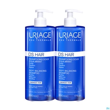 URIAGE DS HAIR SH DOUX 500ML X2